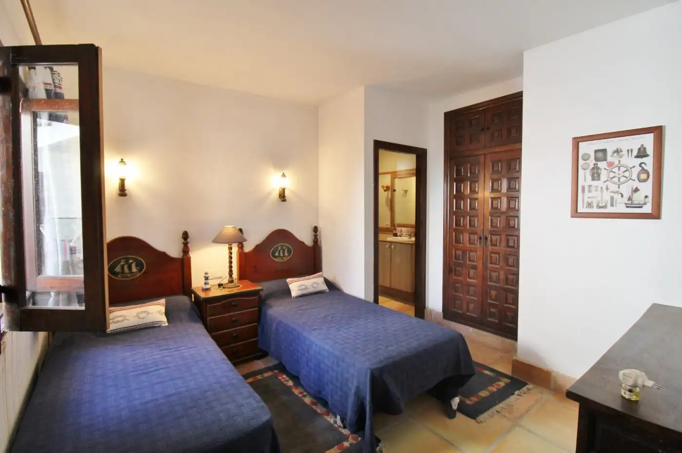 Habitación de Casa o chalet en venta en Moraira con Aire acondicionado, Calefacción y Jardín privado