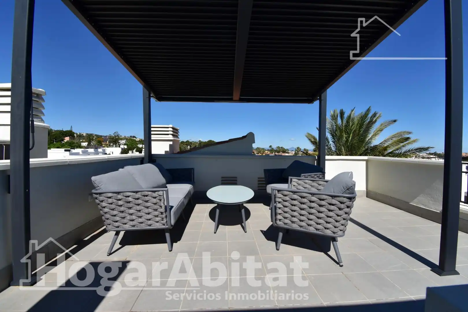 Terrasse von Dachboden zum Verkauf in Dénia mit Terrasse, Alarm und Gemeinschaftspool