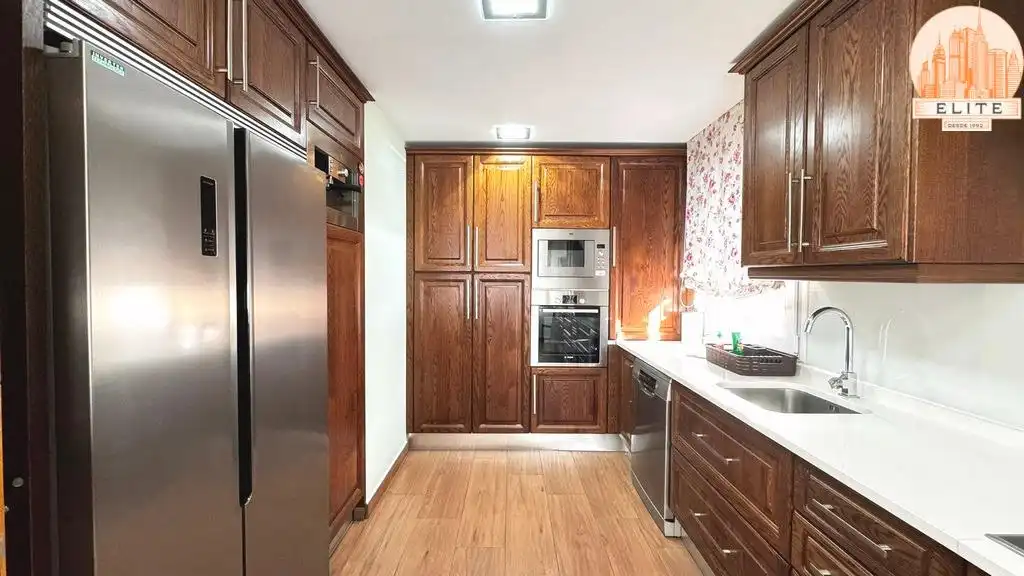 Cocina de Casa adosada en venta en Torrejón de la Calzada con Aire acondicionado, Calefacción y Jardín privado