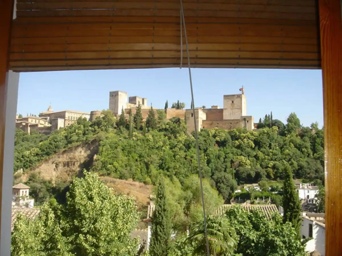 Garden of Attic for rent in Granada  with Heating and Furnished
