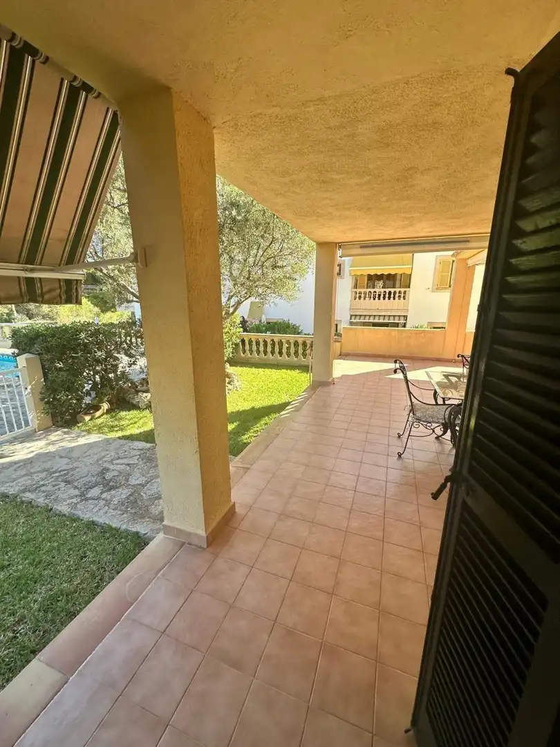 Terrasse von Wohnung zur Miete in Can Picafort