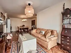 Sala d'estar de Pis en venda en A Coruña Capital  amb Calefacció, Parquet i Terrassa