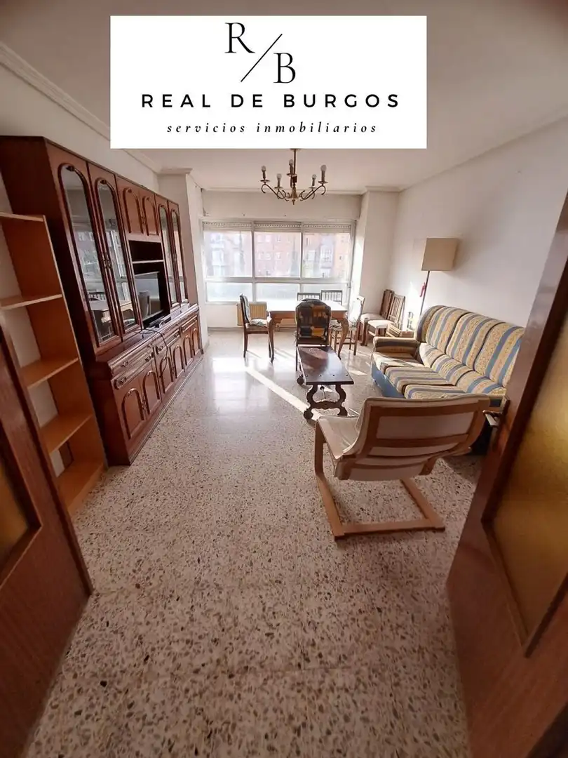 Living room of Flat for rent in Valladolid  with Heating, Terrace and Furnished