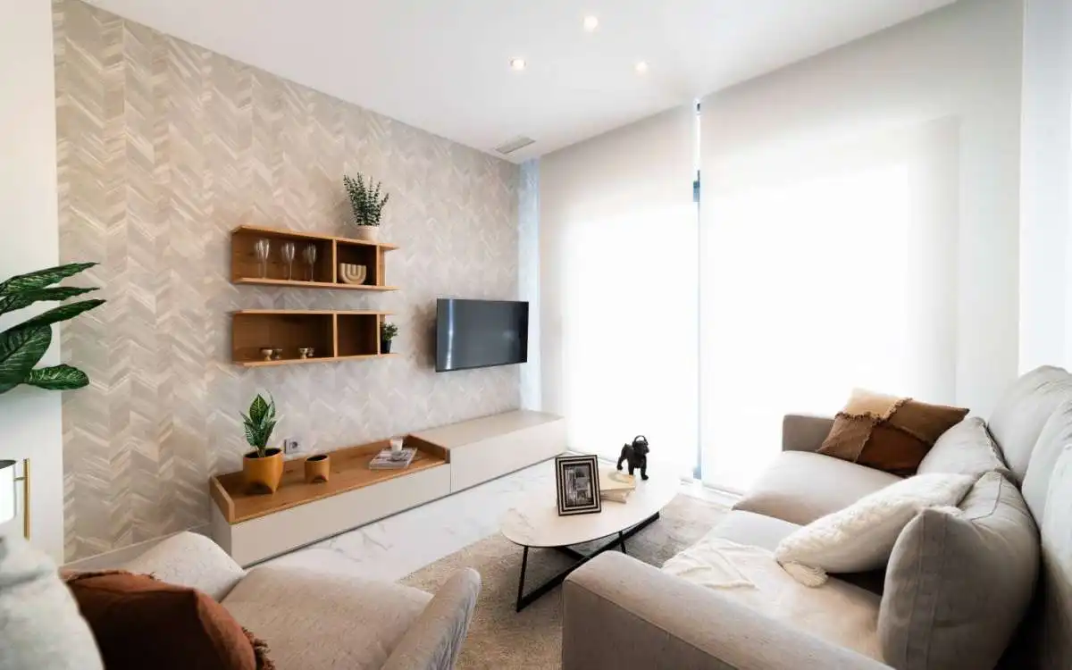 Wohnzimmer von Wohnung zum Verkauf in Benidorm mit Terrasse und Gemeinschaftspool