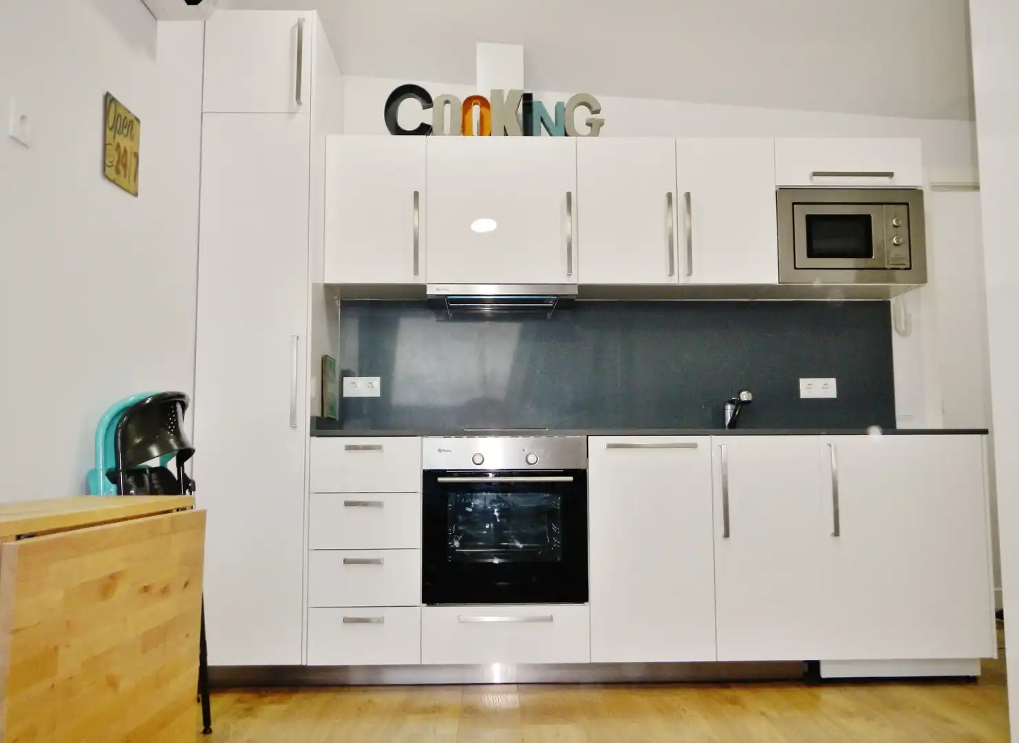 Kitchen of Attic for rent in Madrid  with Air Conditioner, Heating and Furnished