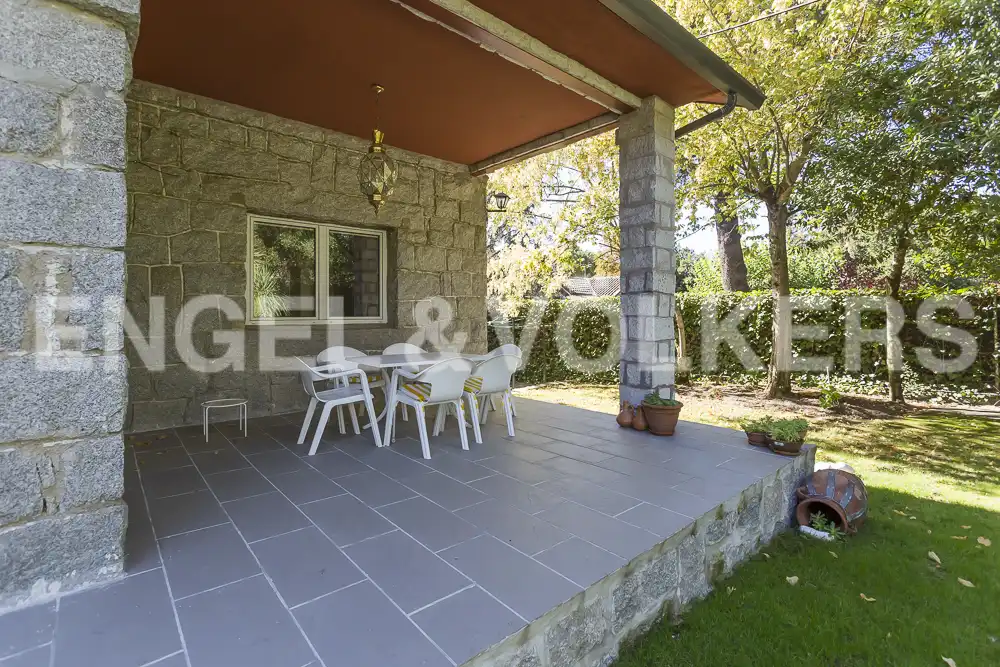 Jardí de Casa o xalet en venda en Collado Villalba amb Aire condicionat, Calefacció i Jardí privat