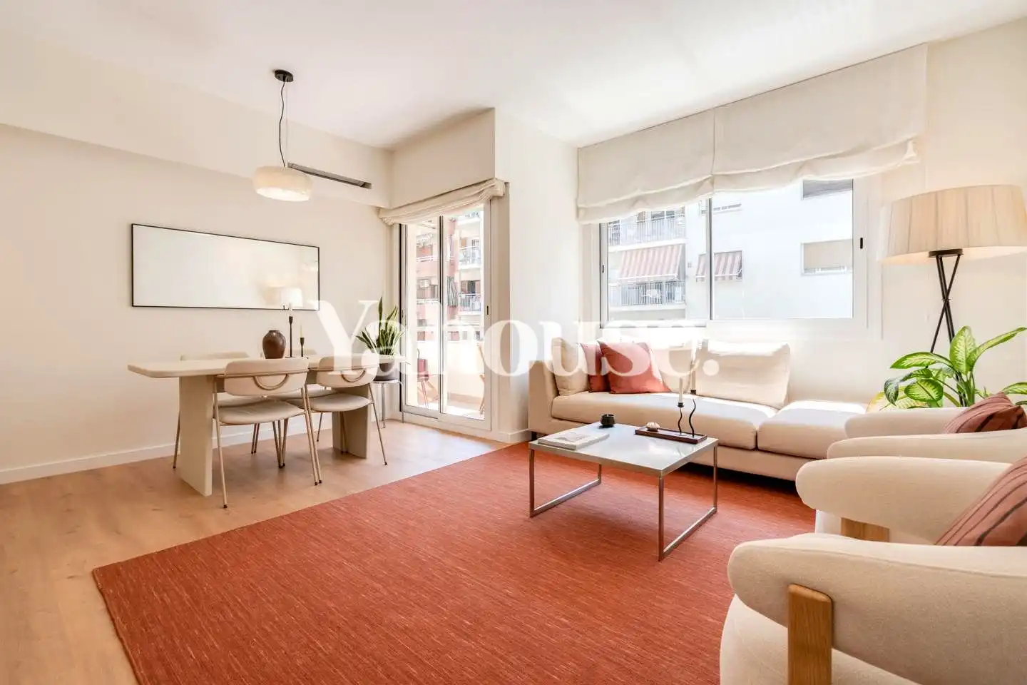 Vista exterior de Piso en venta en Barcelona con Aire acondicionado, Parquet y Balcón