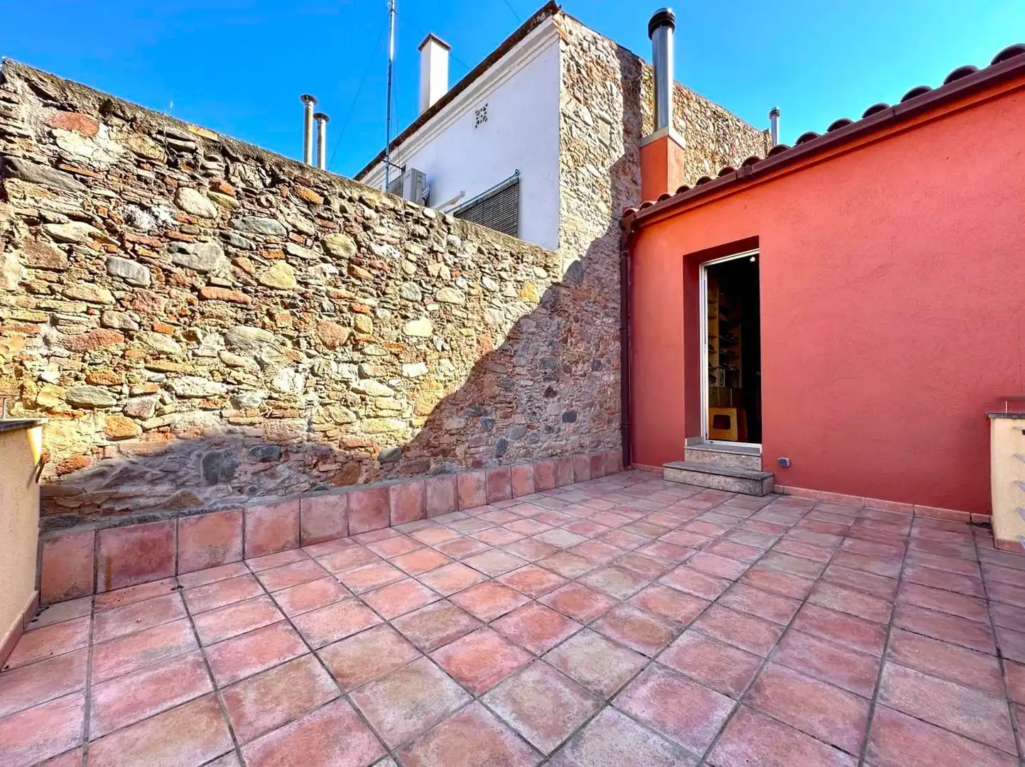 Terrasse von Haus oder Chalet zum Verkauf in Granollers mit Klimaanlage, Privatgarten und Terrasse