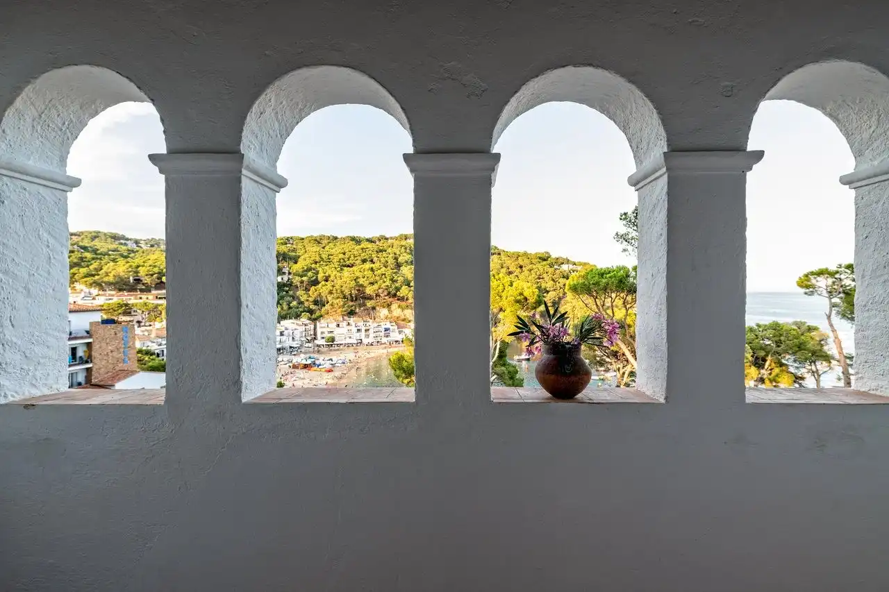 Balcony of Houses for sale in Palafrugell  with Heating, Terrace and Swimming Pool