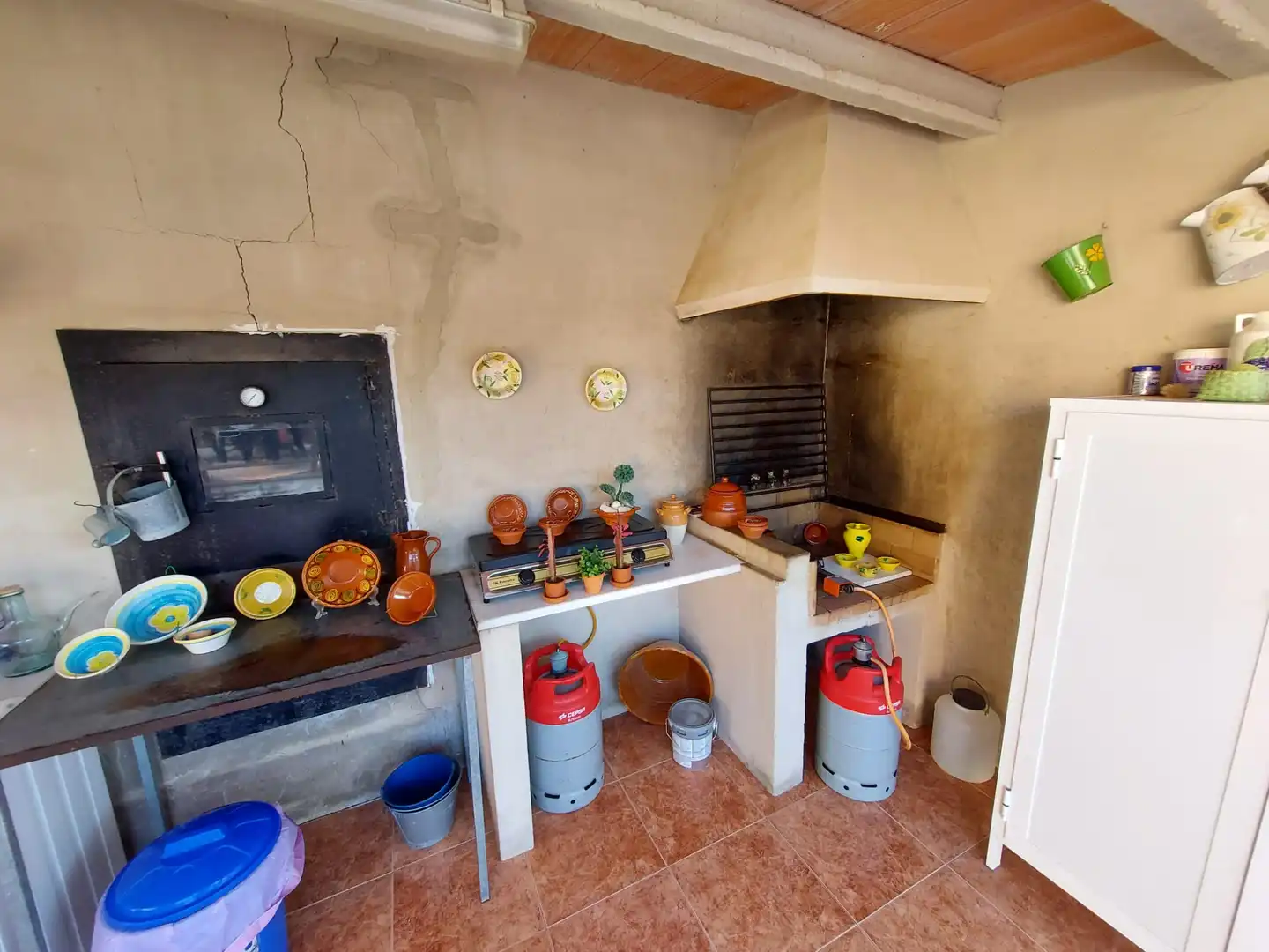 Cocina de Finca rústica en venta en Calasparra con Jardín privado y Piscina