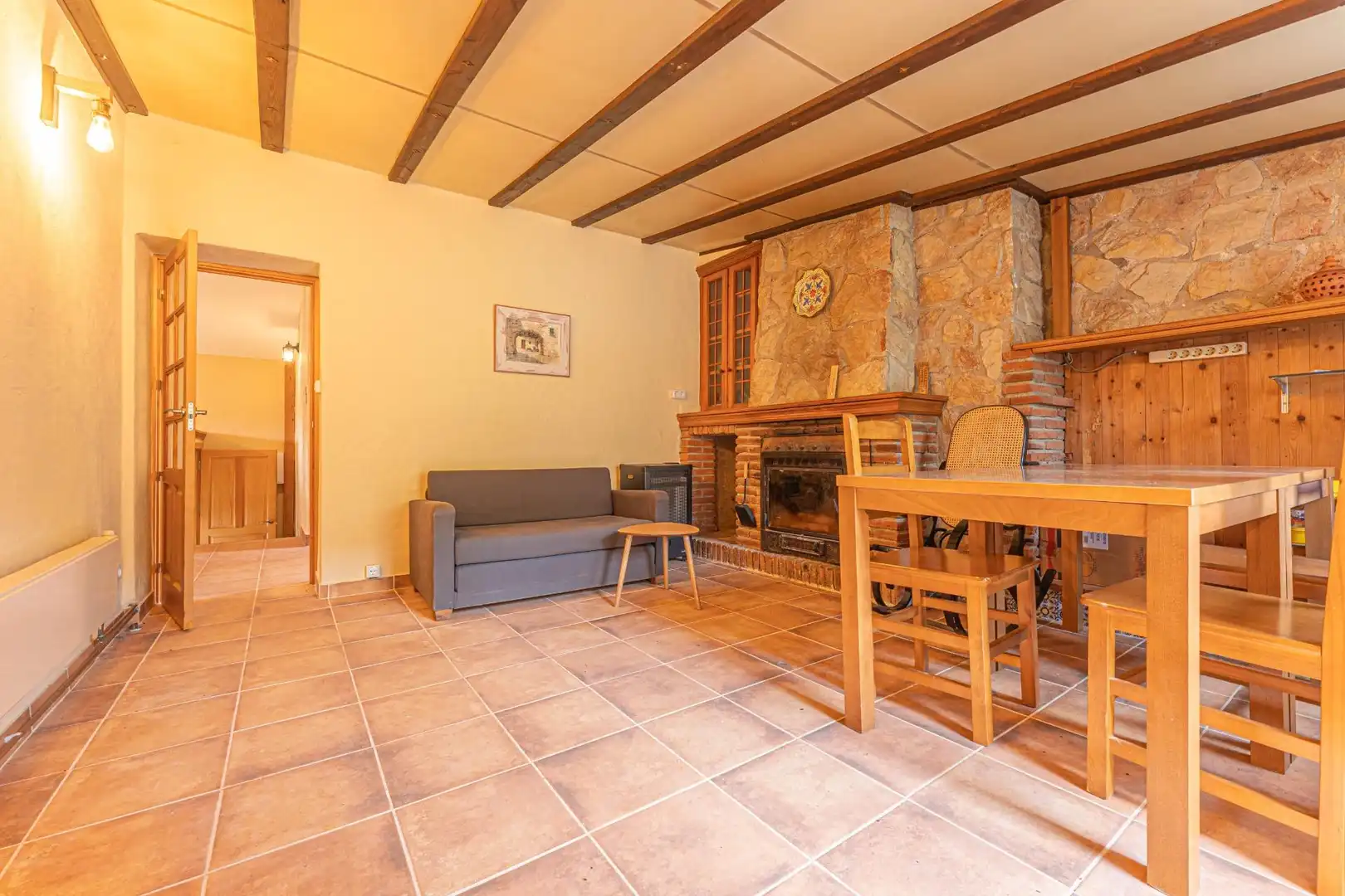 Living room of Country homes for sale in Figueres  with Private garden, Terrace and Swimming Pool