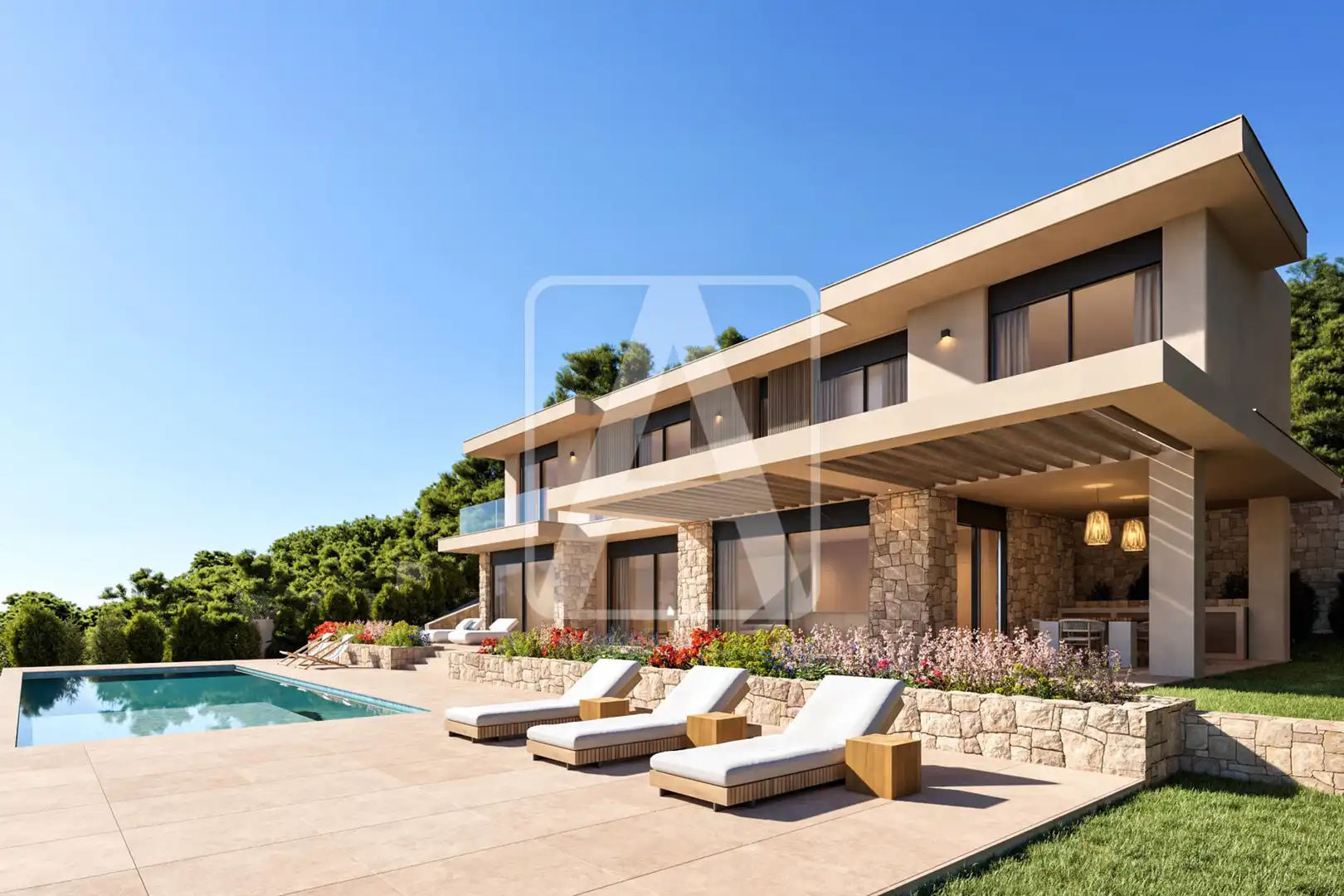 Villa mit Pool zum Verkauf in Portichol - Balcón al Mar