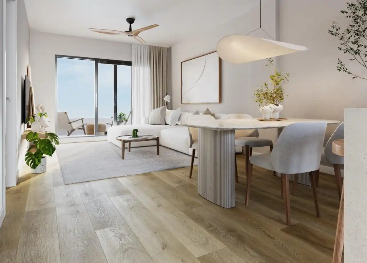 Sala de estar de Apartamento en venta en Torrox con Calefacción, Jardín privado y Terraza