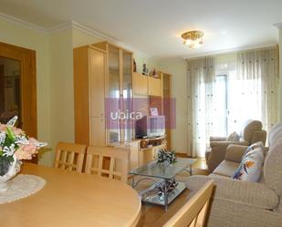 Living room of Flat for sale in Salceda de Caselas  with Heating, Parquet flooring and Terrace