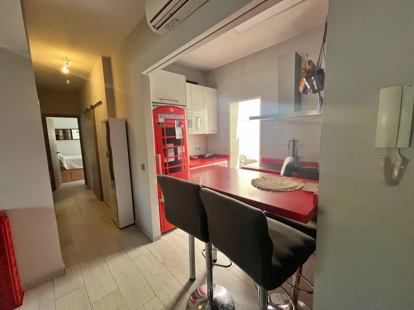 Küche von Wohnung zum Verkauf in Málaga mit Klimaanlage und Möbliert