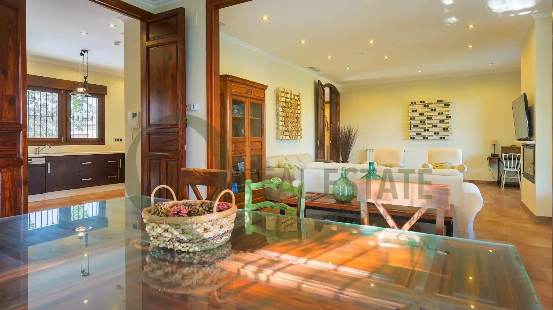 Comedor de Casa o chalet en venta en Beneixama con Aire acondicionado, Jardín privado y Trastero