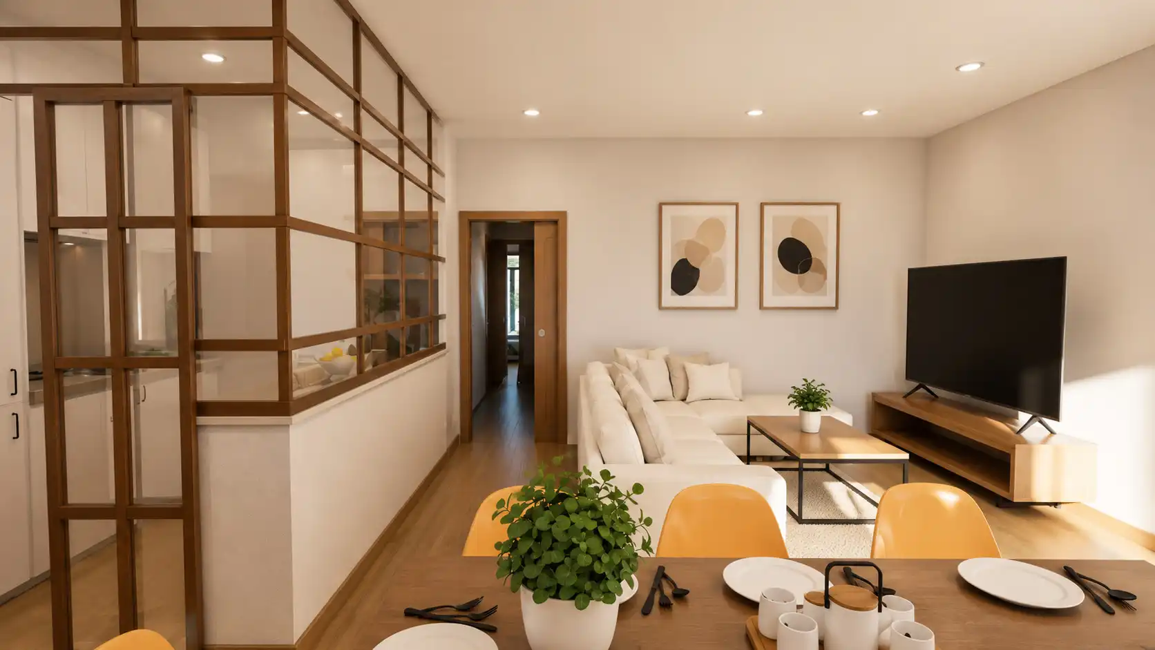 Living room of Attic for sale in Marín  with Heating, Parquet flooring and Terrace