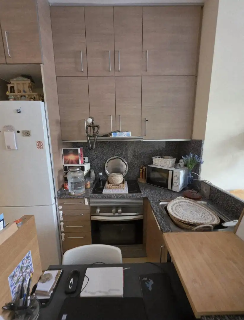 Küche von Wohnung zum Verkauf in Badalona mit Klimaanlage, Heizung und Terrasse