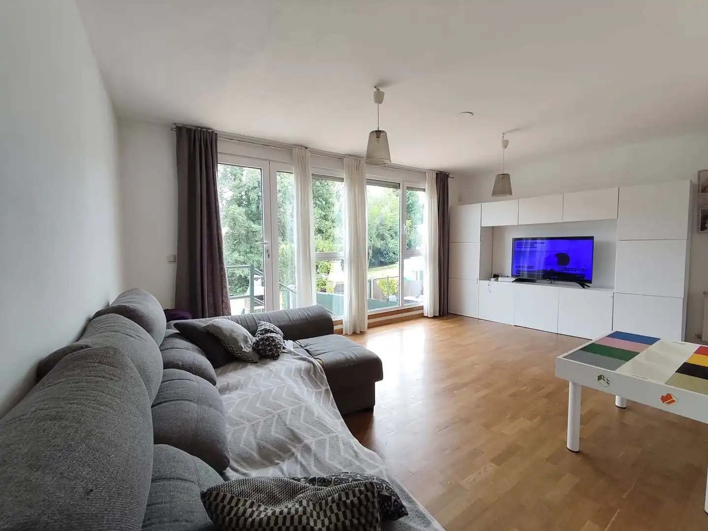 Sala de estar de Casa adosada en venta en Teo con Calefacción, Jardín privado y Terraza