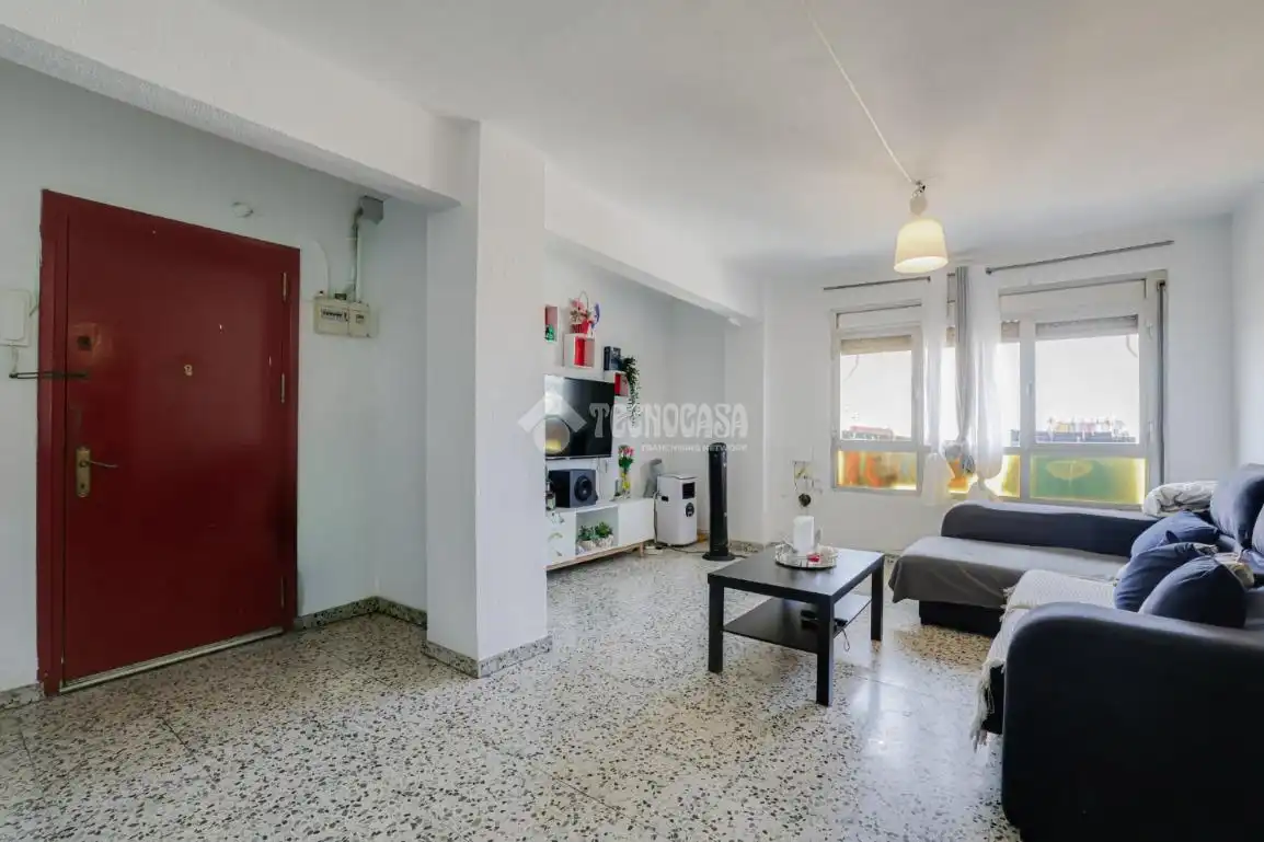 Sala de estar de Piso en venta en Rubí