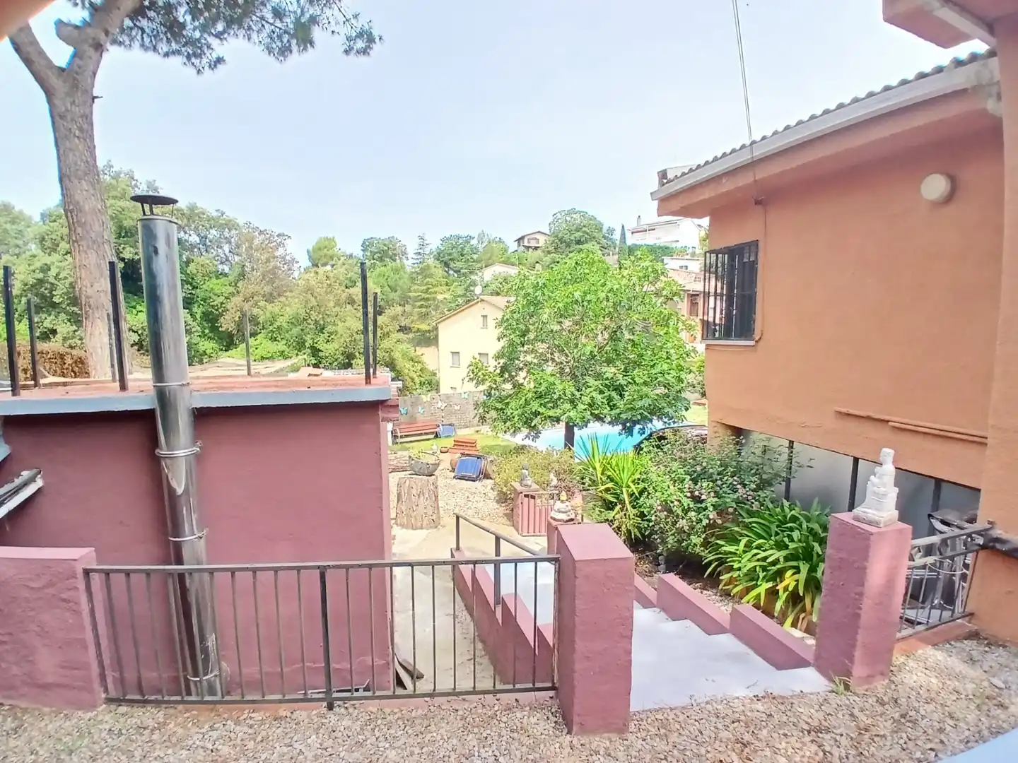 Terraza de Casa o chalet en venta en Sant Pere de Vilamajor con Aire acondicionado, Calefacción y Jardín privado
