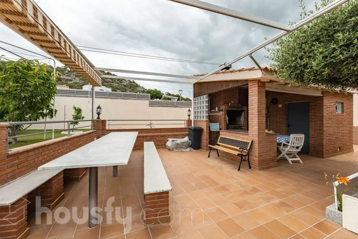 Terrassa de Casa o xalet en venda en Sant Pere de Ribes amb Aire condicionat, Calefacció i Jardí privat