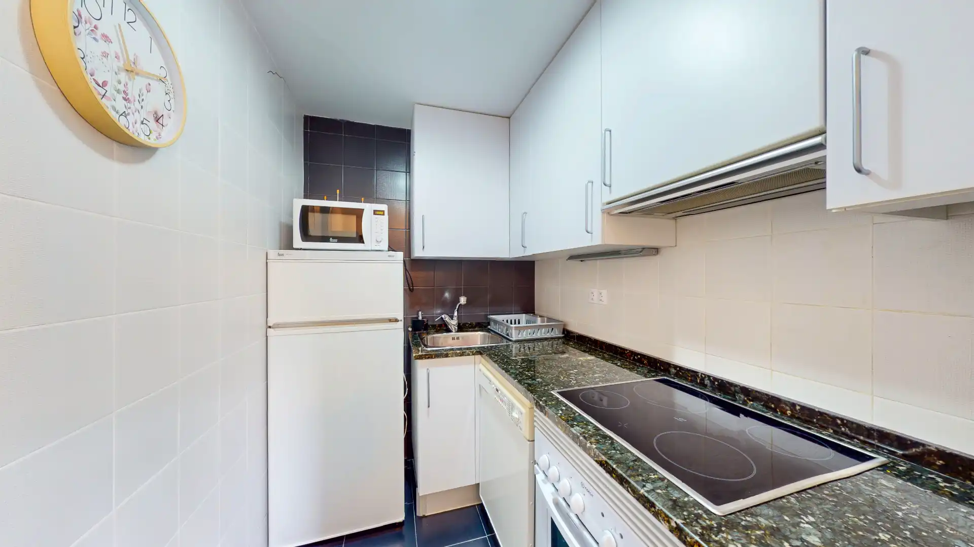 Cocina de Apartamento de alquiler en Alcalá de la Selva con Calefacción, Terraza y Amueblado
