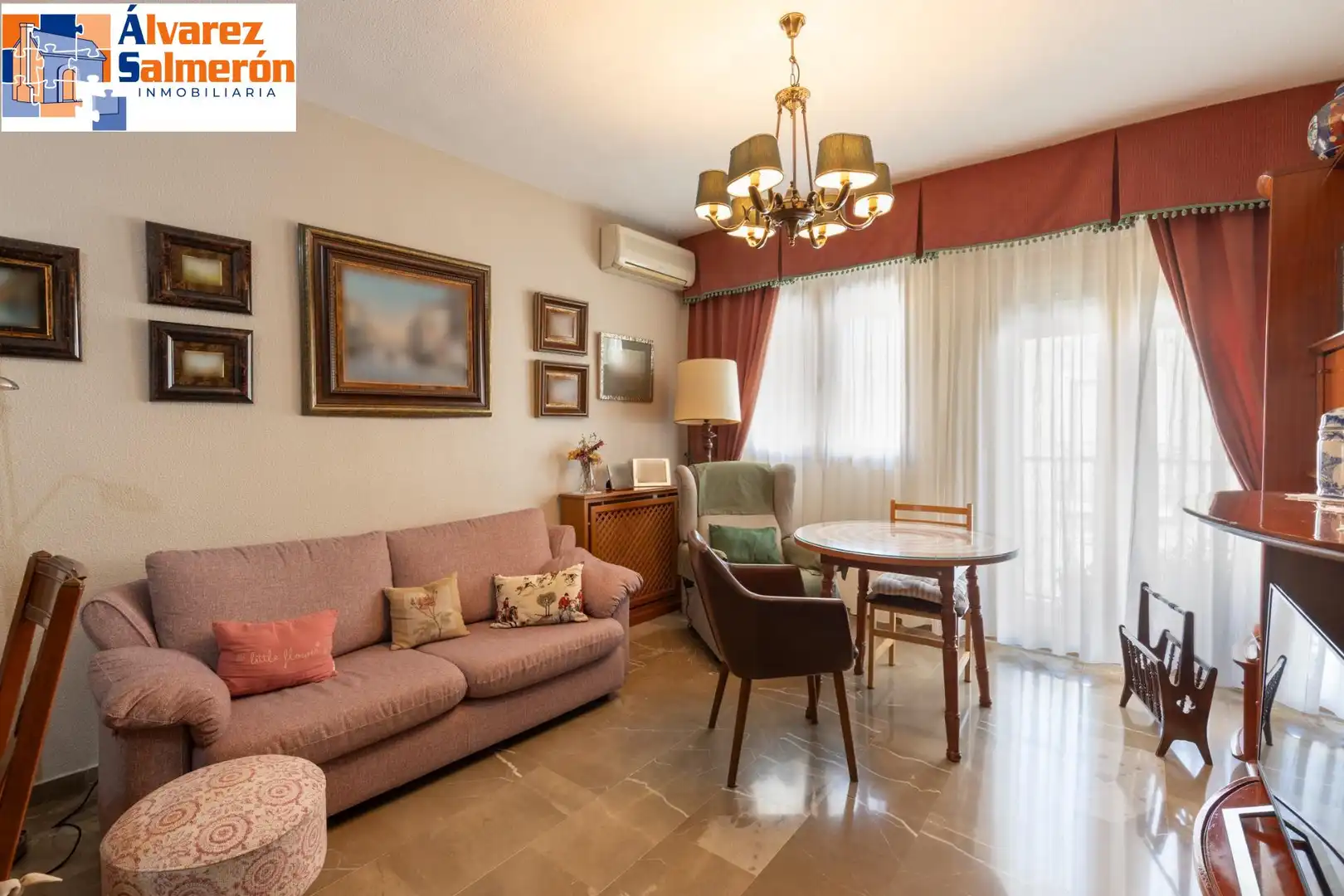 Sala de estar de Piso en venta en Albolote con Aire acondicionado, Calefacción y Balcón