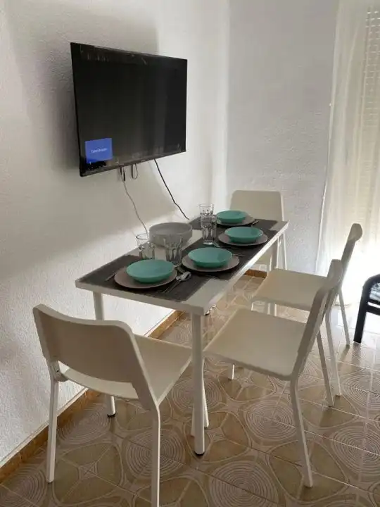 Dining room of Flat for rent in Granada  with Air Conditioner, Heating and Furnished