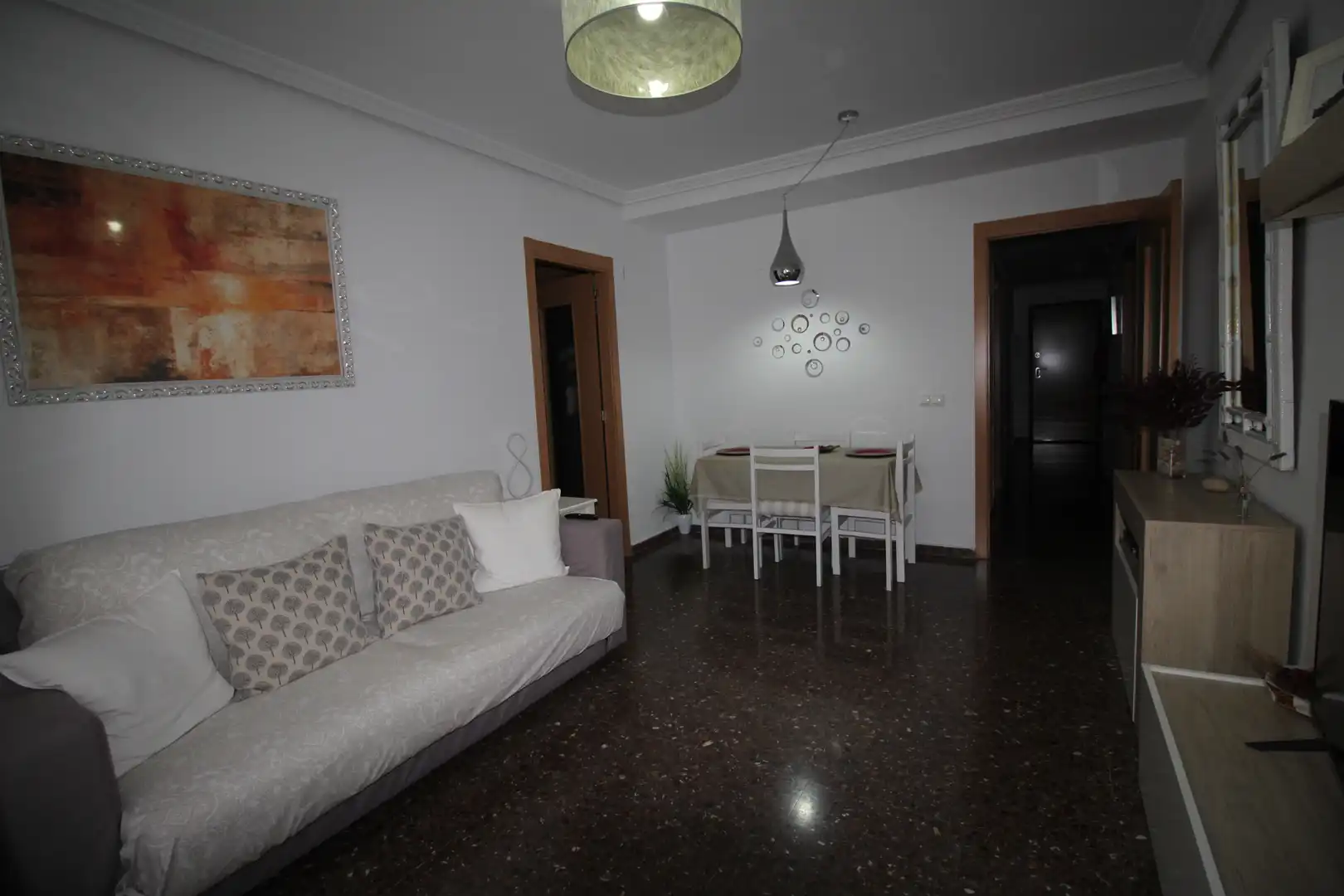 Living room of Flat for sale in Carlet  with Terrace, Storage room and Oven
