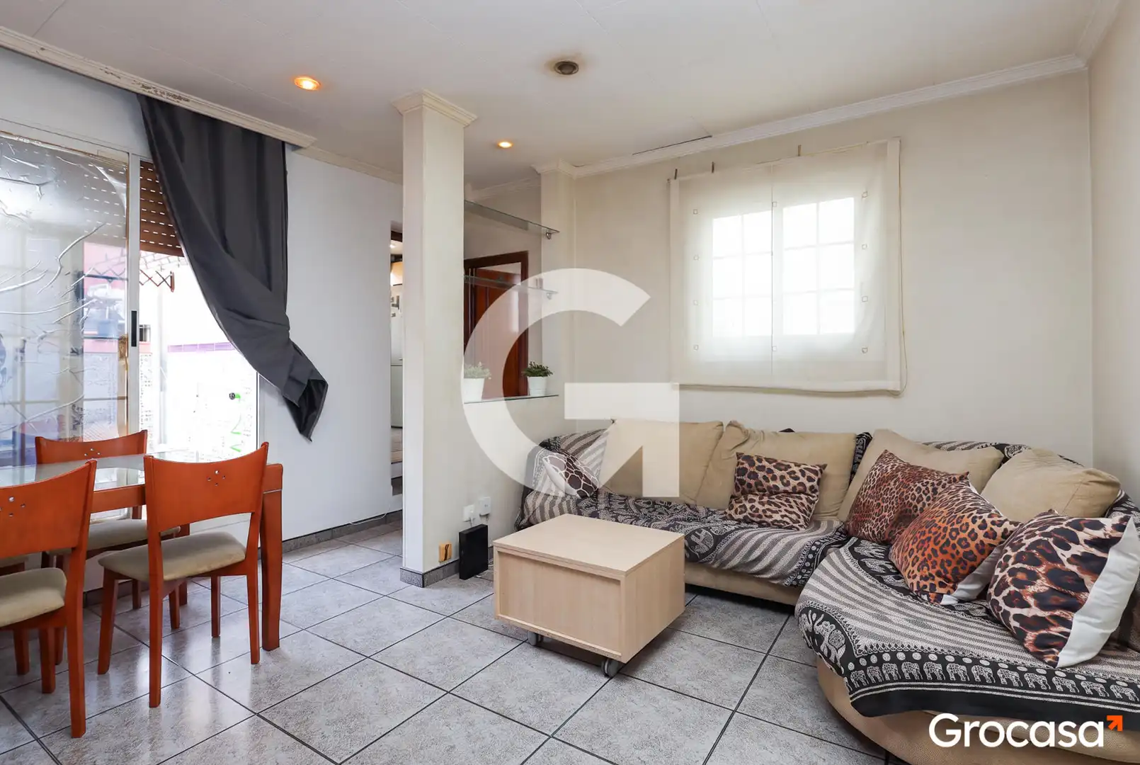 Wohnzimmer von Dachboden zum Verkauf in El Prat de Llobregat mit Klimaanlage und Terrasse