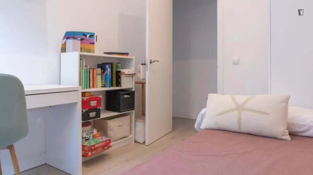 Habitación de Apartamento para compartir en  Madrid Capital con Aire acondicionado, Calefacción y Amueblado