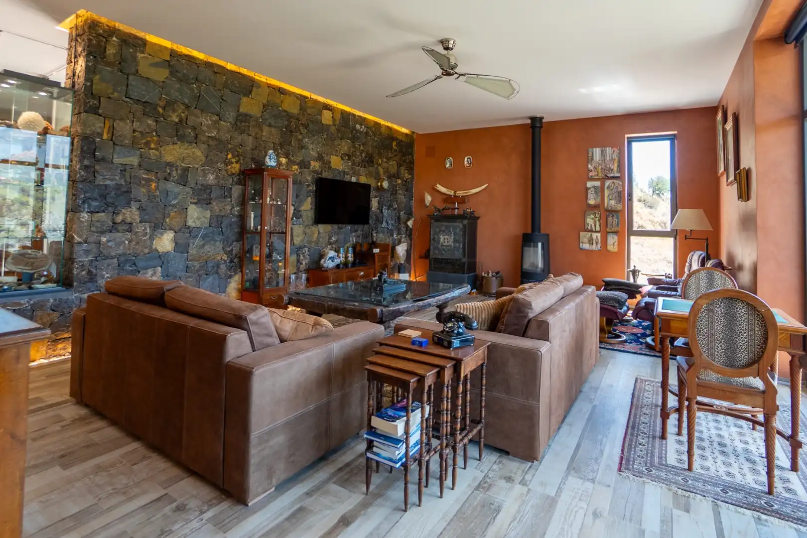 Sala de estar de Casa o chalet en venta en Callosa d'en Sarrià con Piscina
