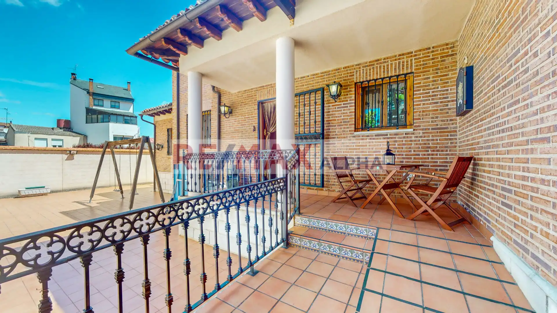 Vista exterior de Casa o chalet en venta en Medina del Campo con Calefacción, Jardín privado y Terraza
