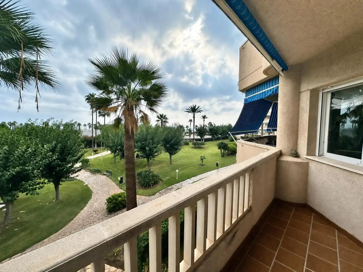 Terrassa de Apartament de lloguer en Playamar - Benyamina