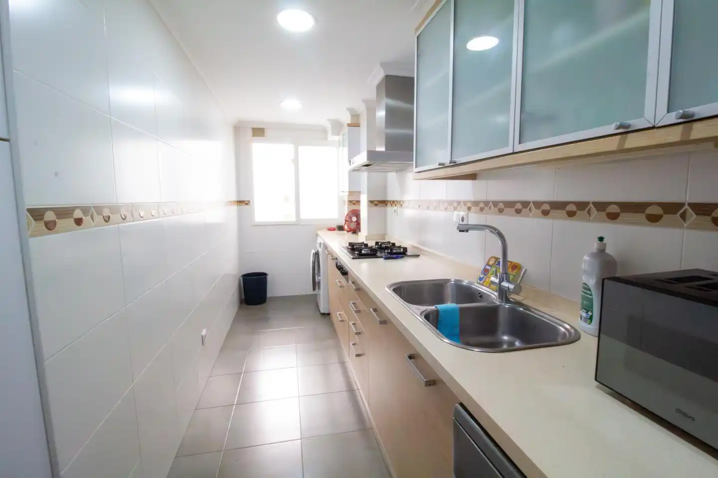 Kitchen of Flat for rent in Valencia  with Air Conditioner and Furnished