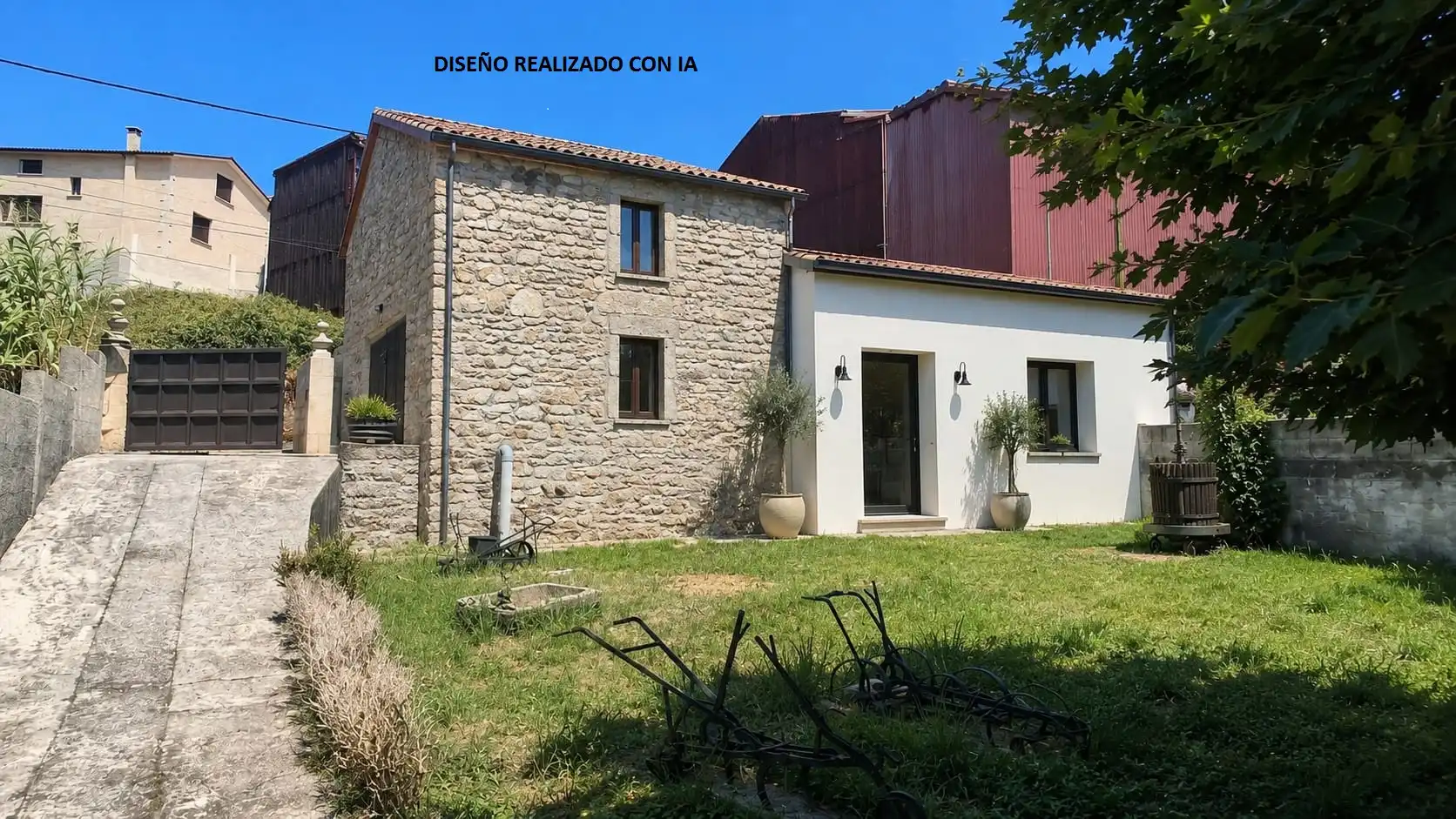 Vista exterior de Finca rústica en venta en Boiro con Jardín privado