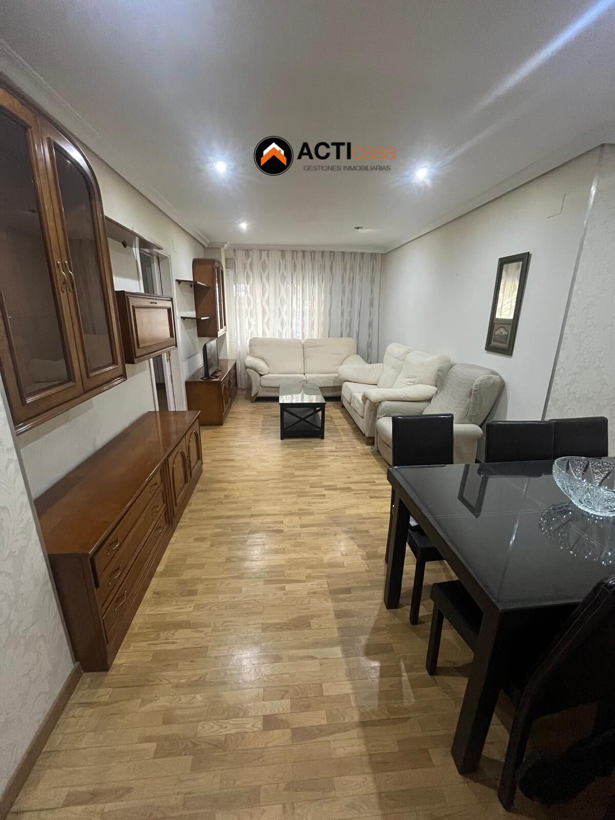 Sala de estar de Piso de alquiler en Cáceres Capital con Aire acondicionado, Calefacción y Terraza