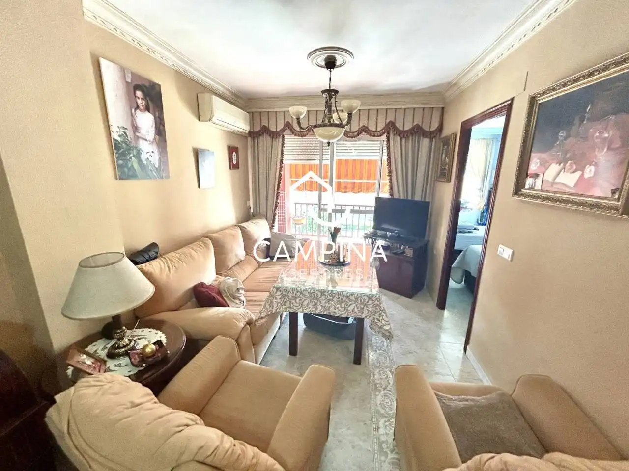 Sala de estar de Piso en venta en Niebla con Balcón