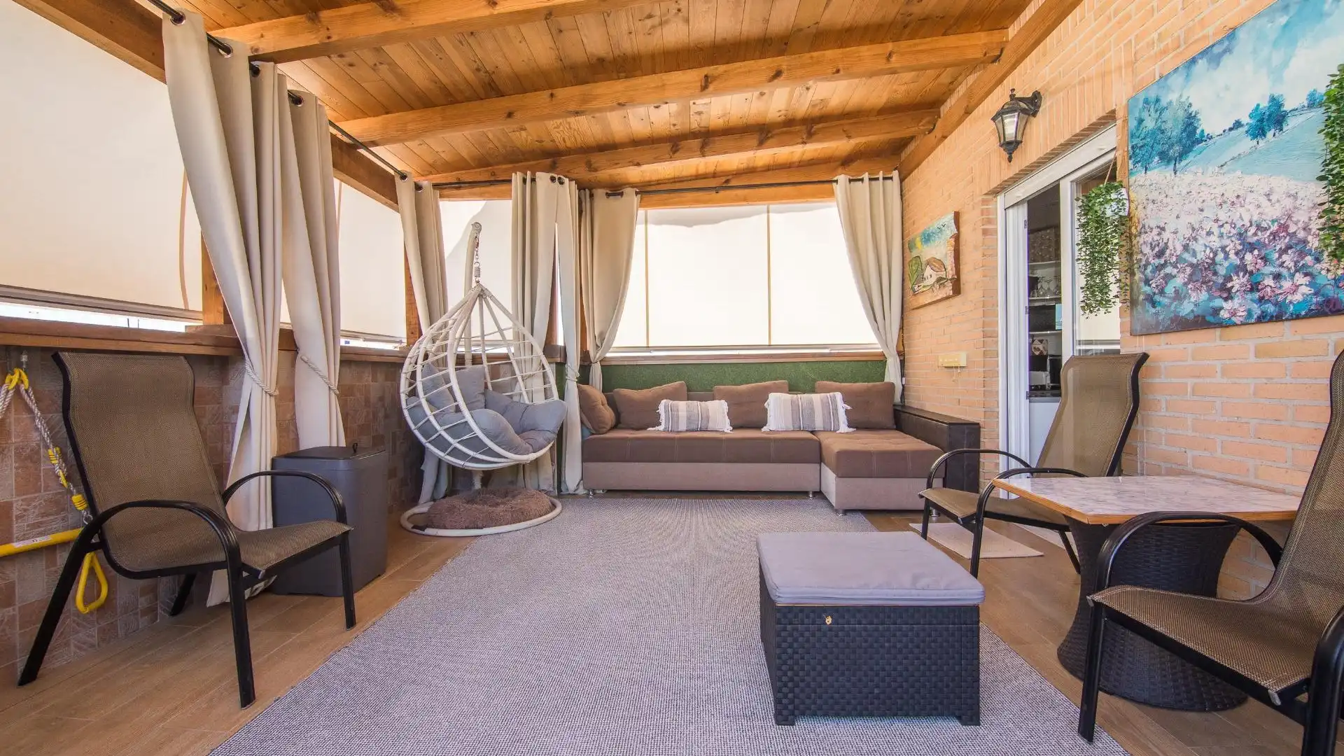 Terraza de Ático en venta en Elche / Elx con Aire acondicionado, Terraza y Amueblado