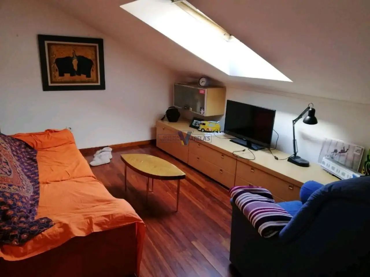 Wohnzimmer von Wohnungen zur Miete in Ourense Capital  mit Klimaanlage, Heizung und Parkett