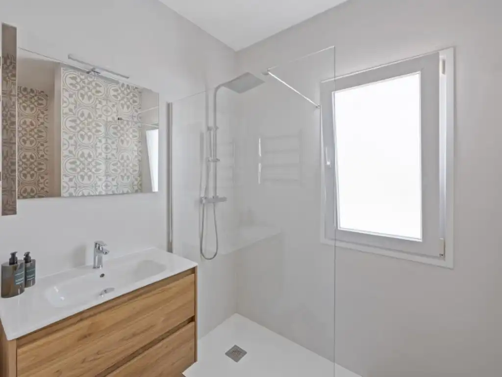 Baño de Casa o chalet de alquiler en Jávea / Xàbia con Aire acondicionado, Jardín privado y Piscina