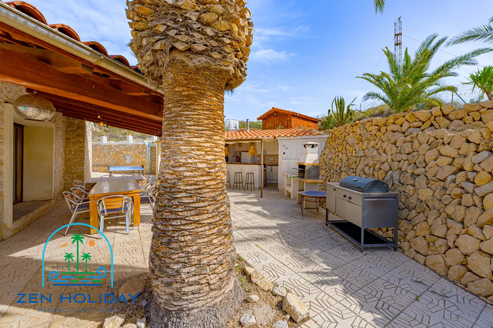 Terraza de Casa o chalet en venta en Villajoyosa / La Vila Joiosa con Aire acondicionado, Calefacción y Jardín privado