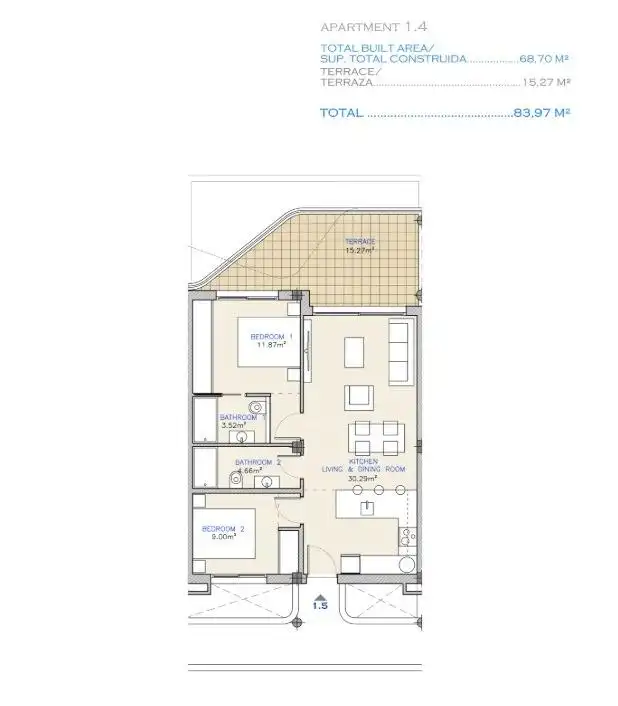 Appartement compact avec piscine à vendre à Las Lomas de Rame - Bahía Bella, imagen 15