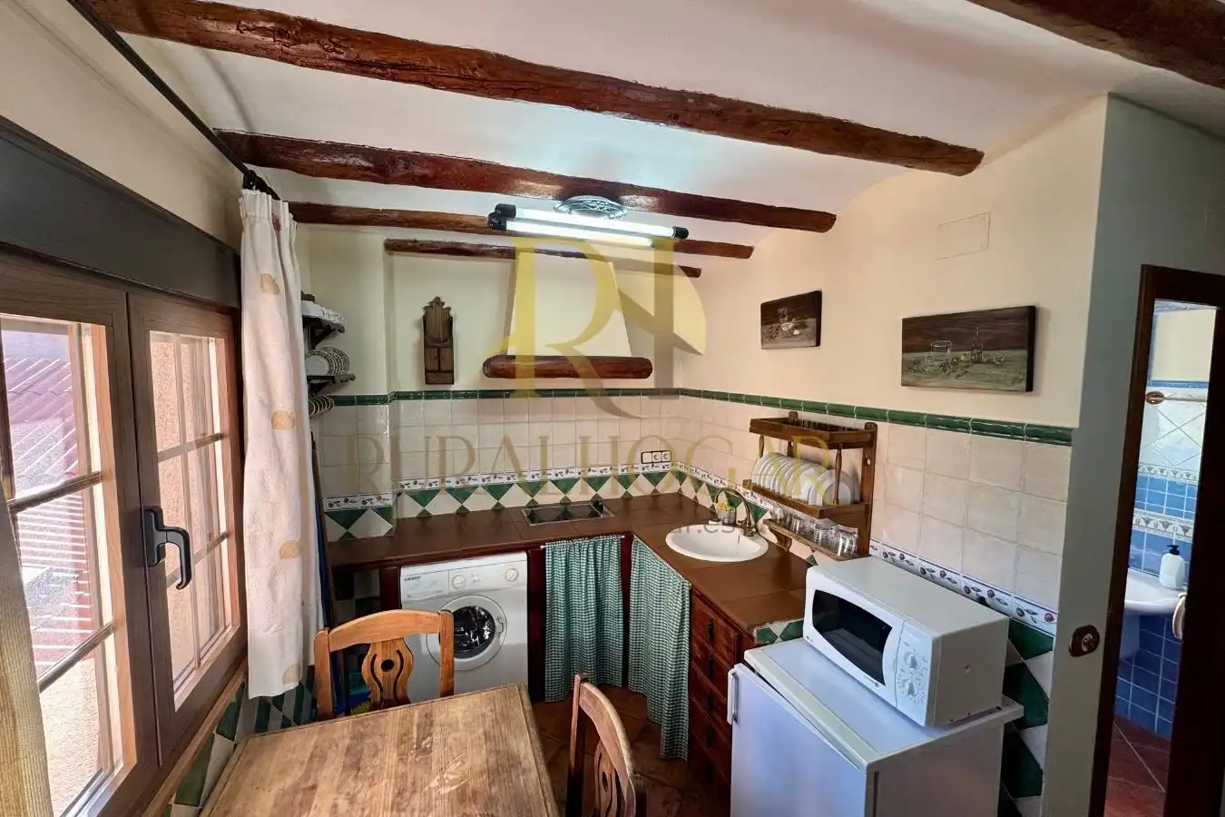 Cocina de Casa o chalet en venta en Peralejos de las Truchas con Calefacción, Jardín privado y Parquet