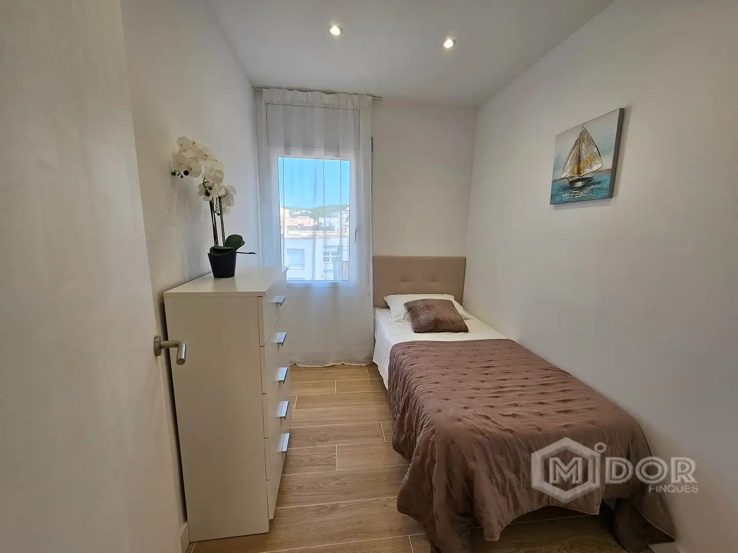 Bedroom of Apartments for sale in Sant Feliu de Guíxols  with Air Conditioner, Furnished and Oven