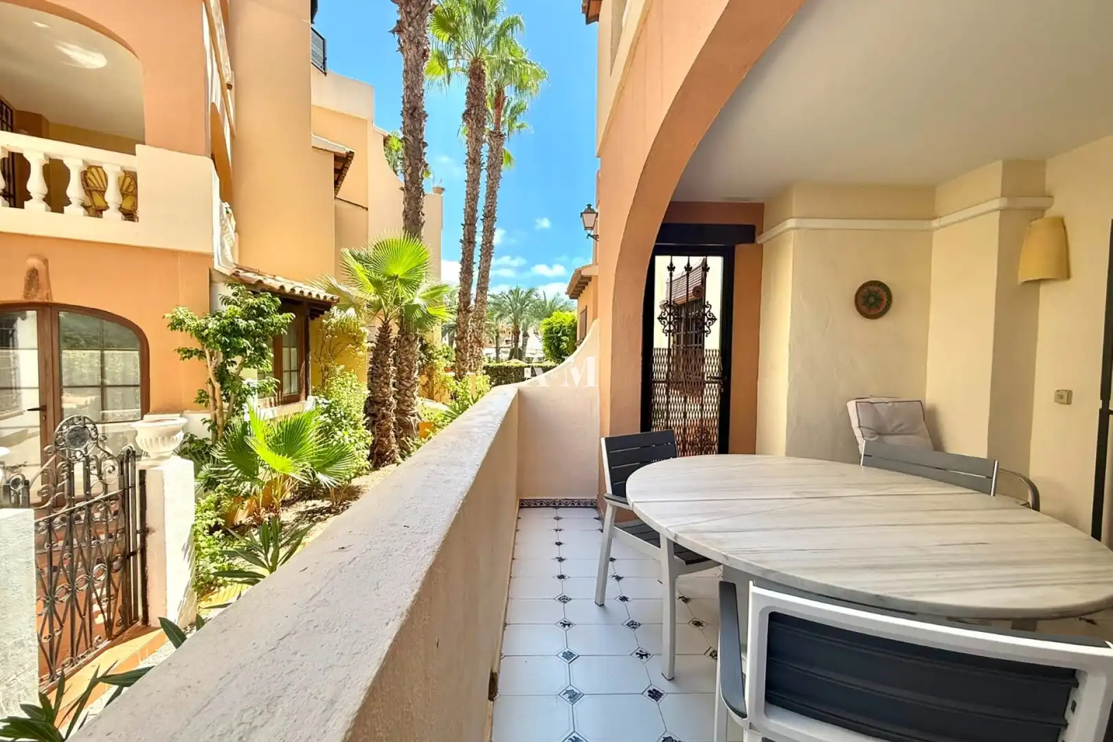 Terrasse von Wohnung zur Miete in Torrevieja mit Klimaanlage, Heizung und Terrasse
