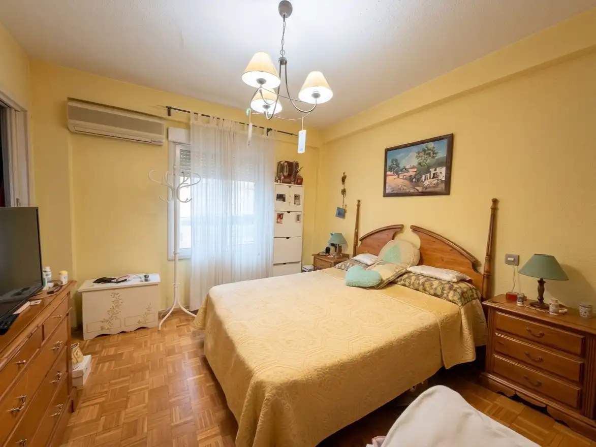 Bedroom of Flat for sale in  Madrid Capital  with Air Conditioner and Terrace