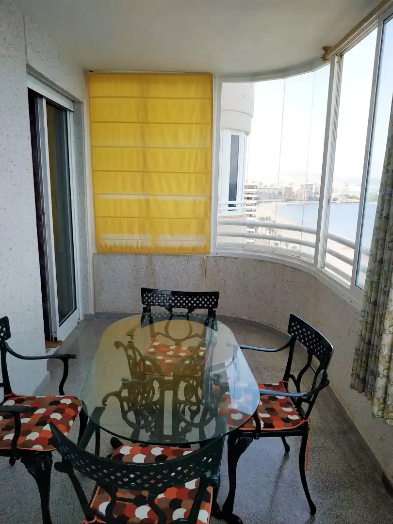 Terraza de Apartamento de alquiler en El Campello con Terraza, Piscina y Amueblado