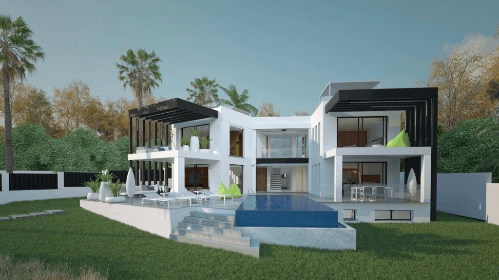 Exterior view of House or chalet for sale in Marbella  with Air Conditioner, Private garden and Swimming Pool